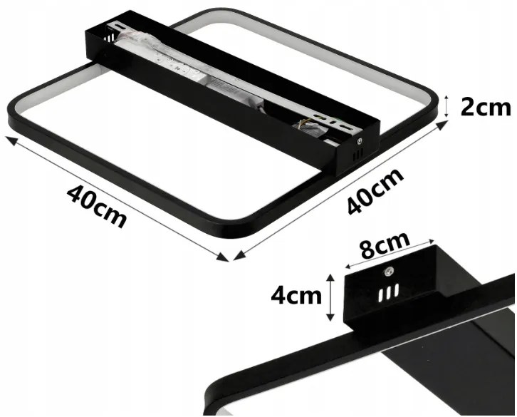 BERGE Stropné LED svietidlo OTTAWA - 40W - CCT