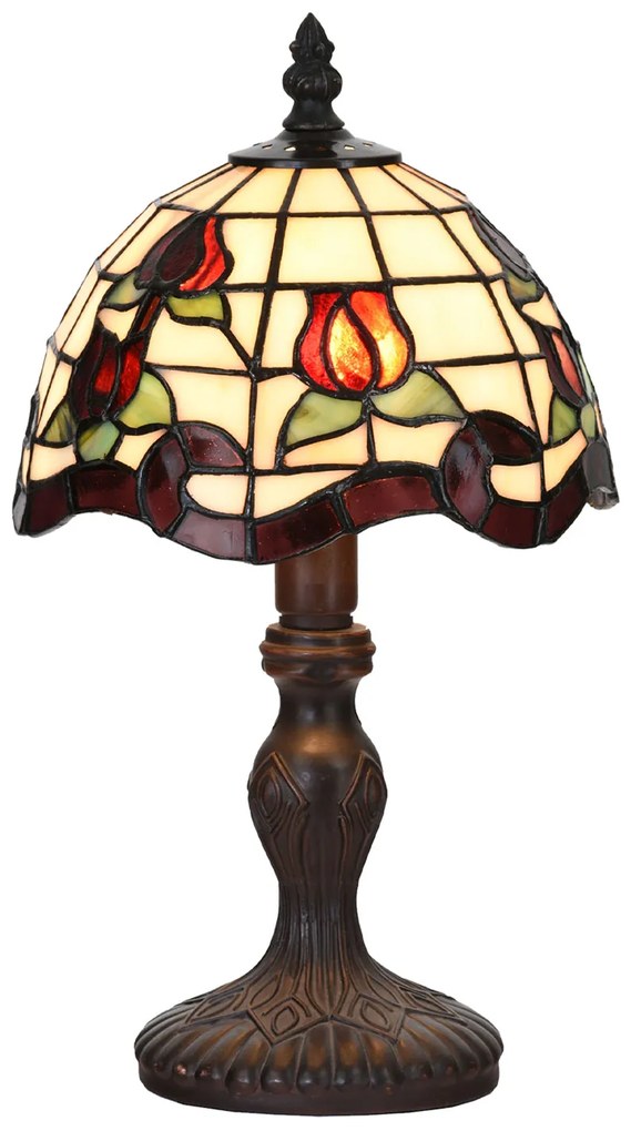 Stolová tiffany lampa Ø 18*32 cm