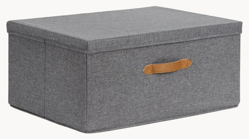 Ľanová úložná škatuľa Premium