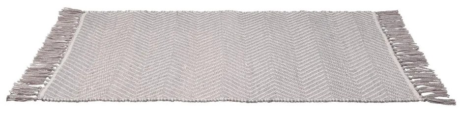 Sivá kúpeľňová podložka z recyklovaného plastu Wenko Gata, 50 x 80 cm