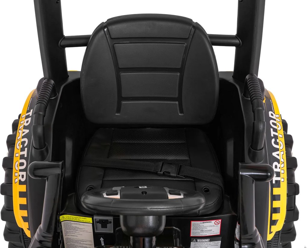 Ramiz MEGA Traktor D68 s prívesom žltý