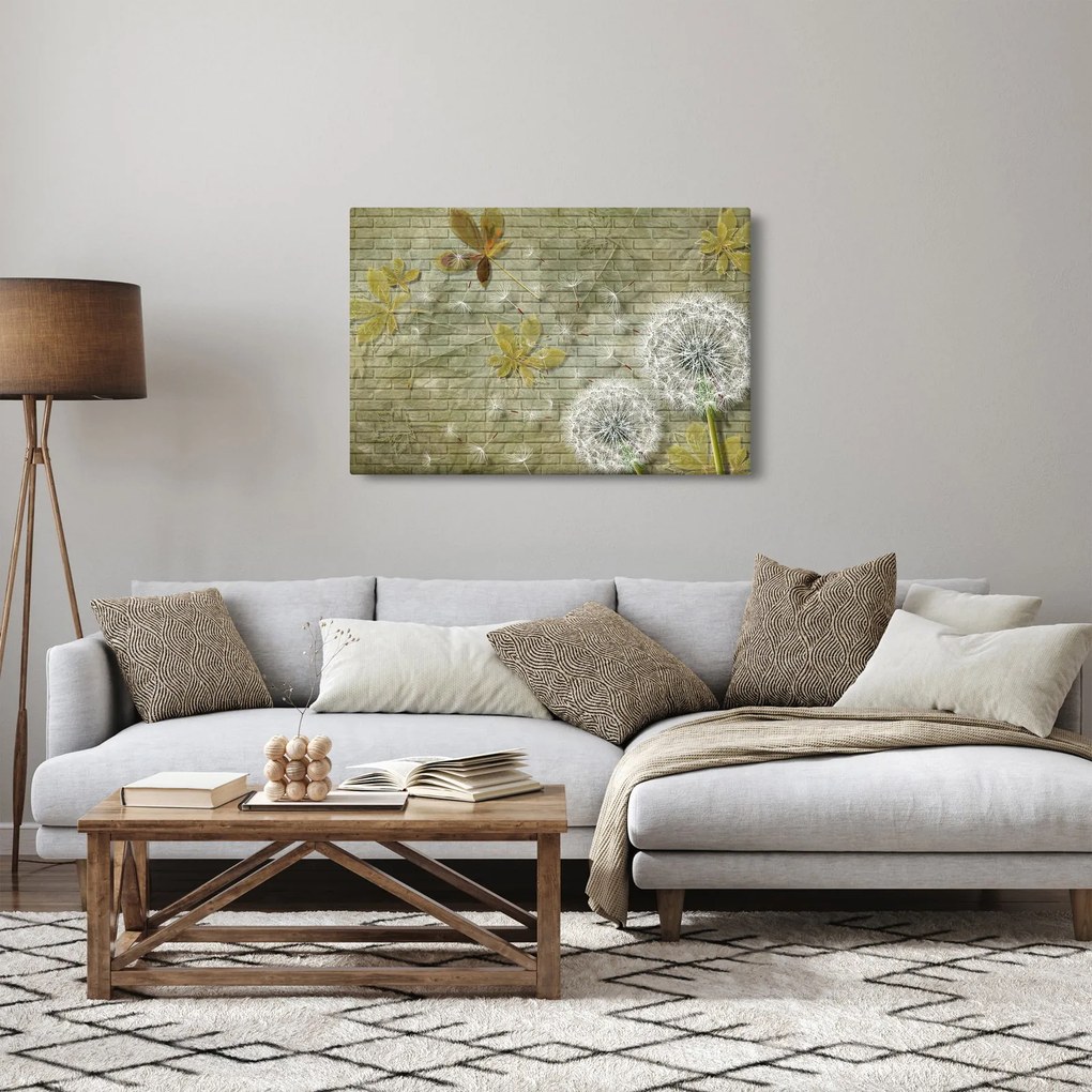 Obraz - Púpavy unášané vetrom (90x60 cm)