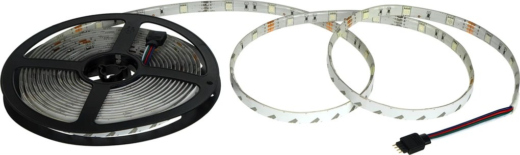 BERGE LED pásik - SMD 5050 - RGB - 5m - 30LED/m - 7,2 W/h - IP65 - s konektorom