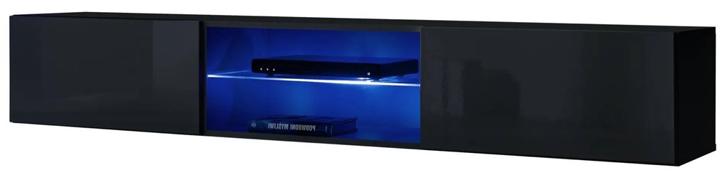 TV stolík/skrinka Southport 27 ZZ SW RTV 3 (čierna + lesk čierny). Akcia -20%. Vlastná spoľahlivá doprava až k Vám domov. 1024080