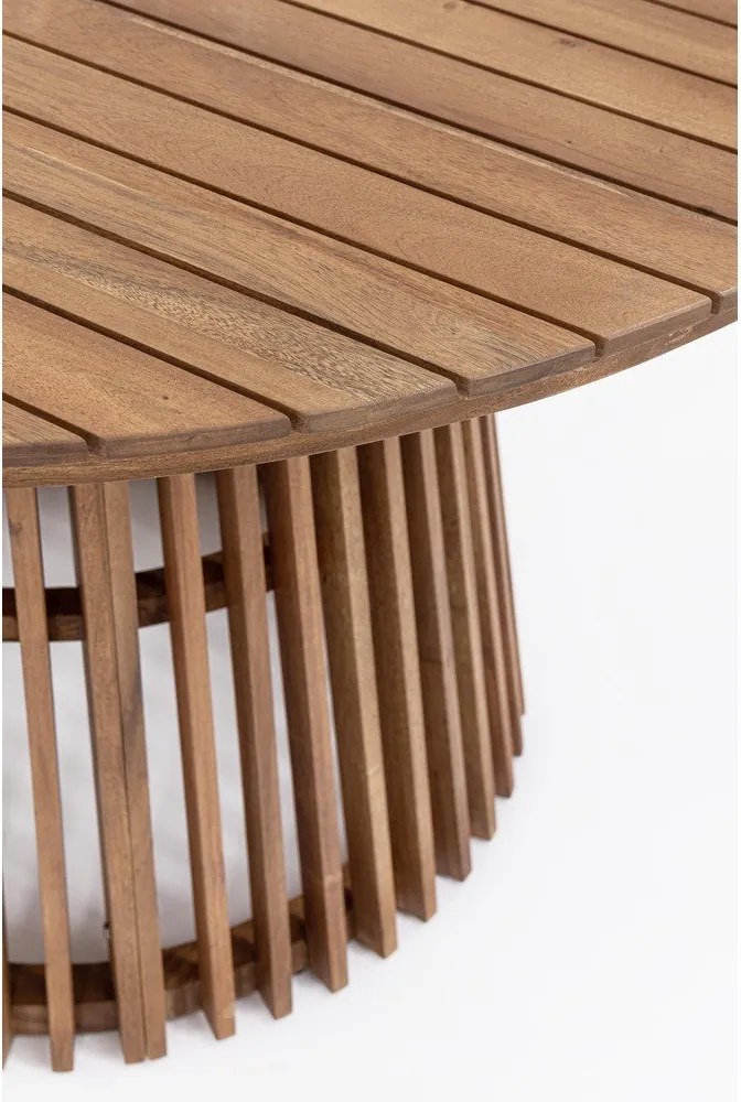 Okrúhly záhradný jedálenský stôl z masívu akácie ø 120 cm Rodano – Bizzotto