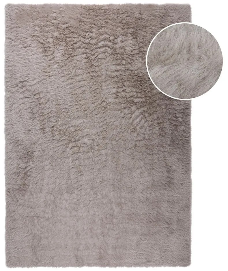 Hnedá syntetická kožušina 180x290 cm Alpine Faux Fur – Flair Rugs