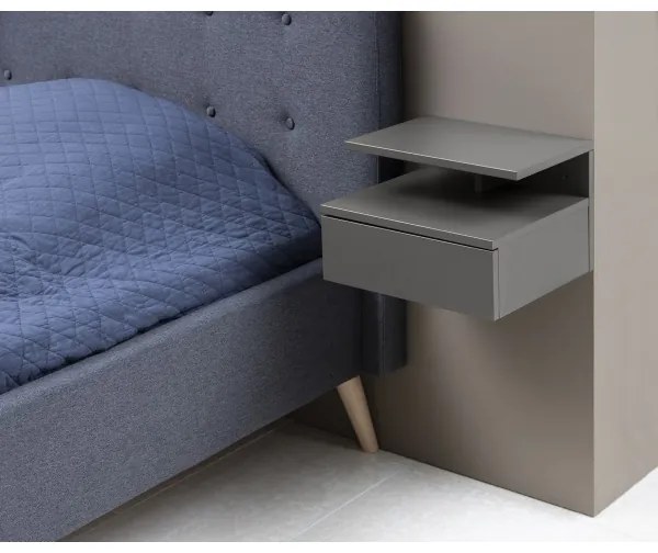 Nočný stolík AVA šedá