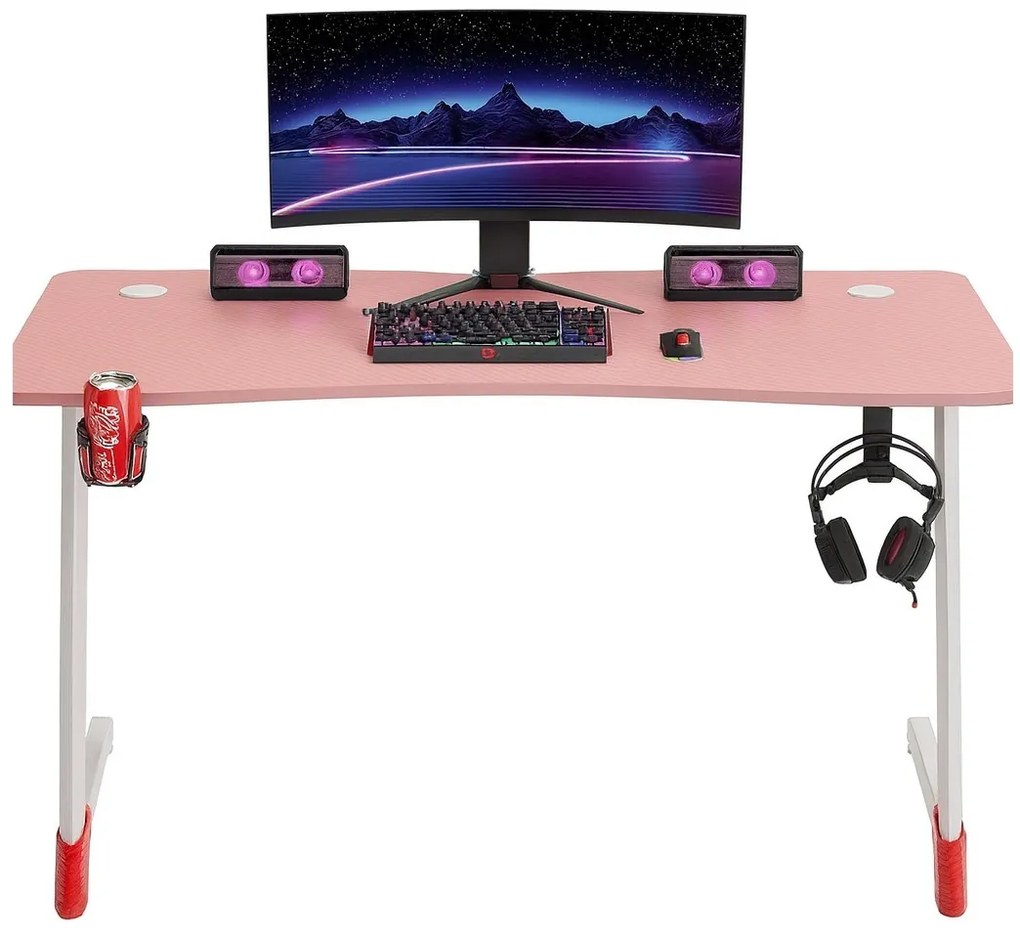 Herný stôl BG01 ružový 140 cm