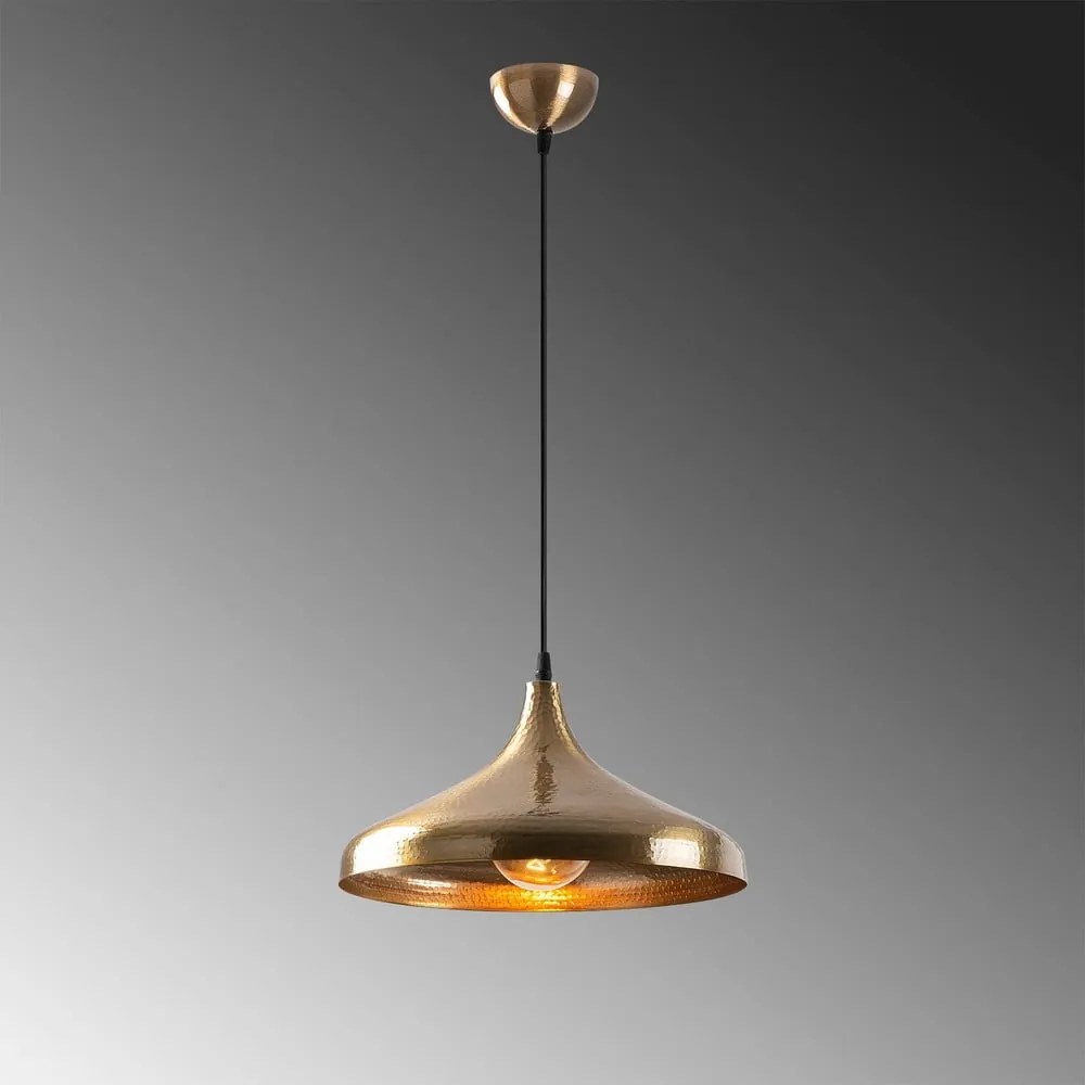 Závesné svietidlo v bronzovej farbe s kovovým tienidlom ø 36 cm Tattoo – Opviq lights