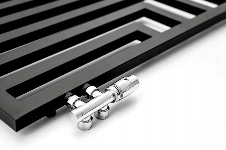Regnis Kreon Zenit, vykurovacie teleso 1000x550 mm, 541W, čierna matná, KZ100/55/PD/PG/BLACK