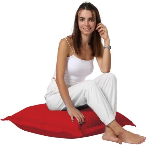 Sedací vankúš 70x70 cm červená