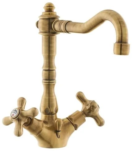 Paffoni Ricordi umývadlová batéria s výpusťou bronz IR085BR