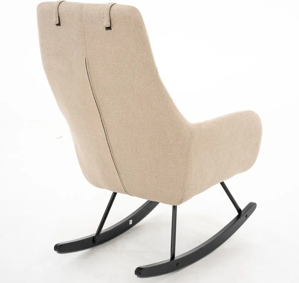 Hojdacie kreslo Galileo, béžová tkanina