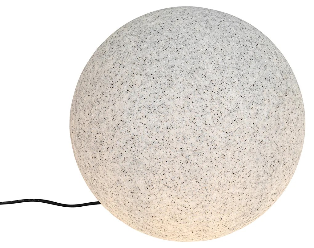 Inteligentné vonkajšie svietidlo sivé 45 cm IP65 vrátane LED - Nura
