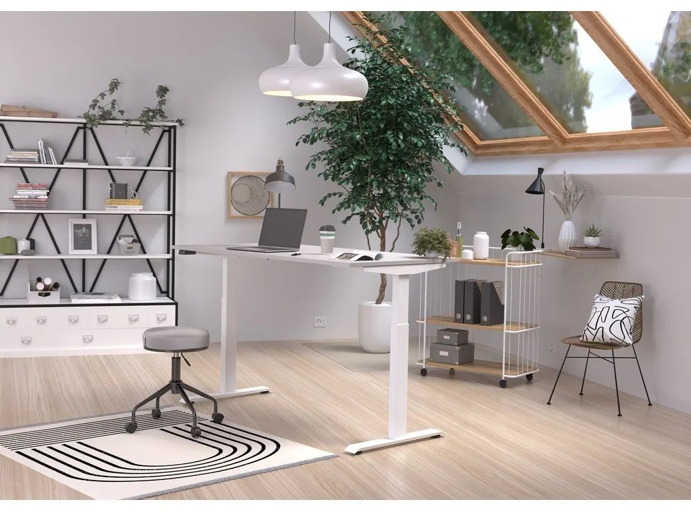 Pracovný stôl s elektricky nastaviteľnou výškou 80x160 cm Jet – Germania