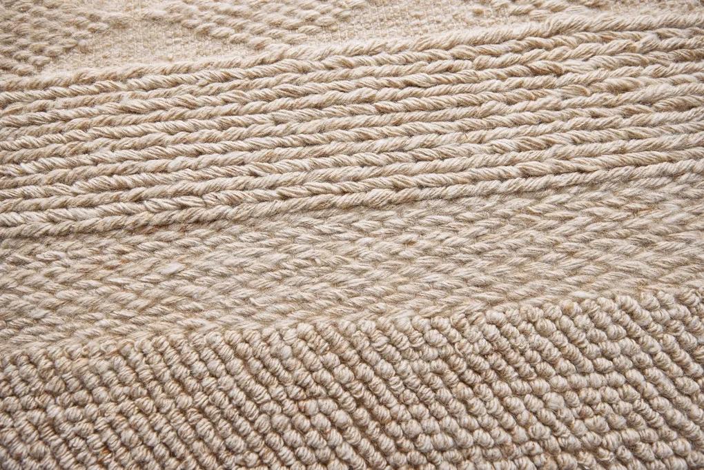 Diamond Carpets koberce Ručne viazaný kusový koberec Grandeur DESP P54/2 Dune White - 120x170 cm
