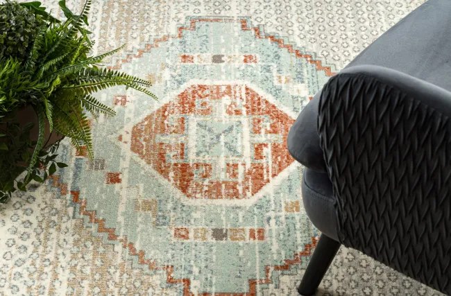 Koberec SOHO 477.11.LA100 OSTA naturálny béžový / terakotový
