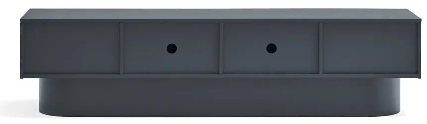 Antracitový TV stolík 200x50 cm Totem – Teulat