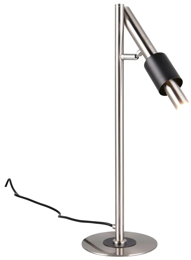 Čierna/v striebornej farbe LED stolová lampa (výška 50 cm) Ikaris – Trio Select