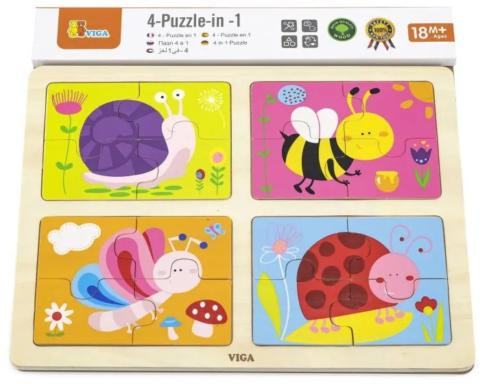 Viga Hmyzie puzzle 4v1