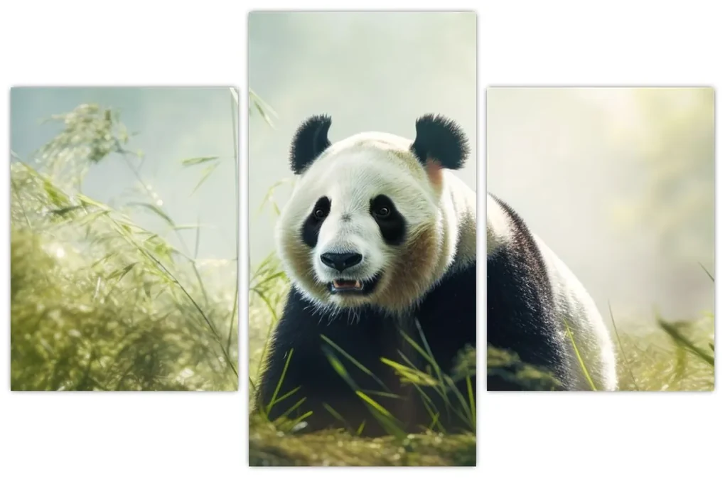 Obraz - Panda (90x60 cm)