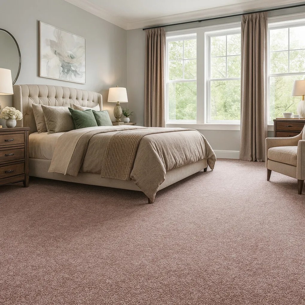 Associated Weavers, Koberec metráž Spinta 44, na mieru, šíře 4m, béžová, filc, obývacia izba