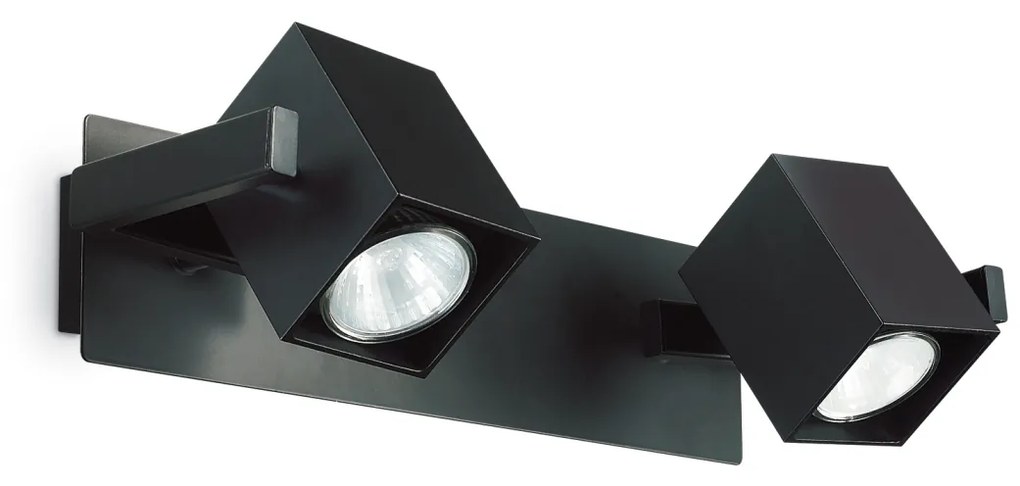 IDEAL LUX Bodové stropné / nástenné svietidlo MOUSE, čierne