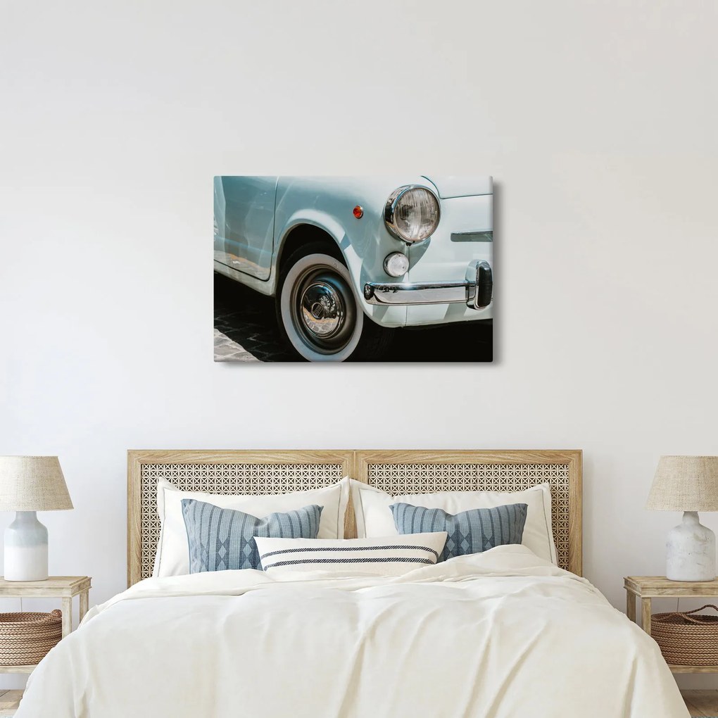 Obraz - Retro auto Fiat (90x60 cm)