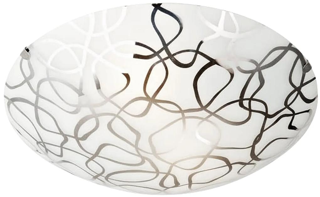 CLX Moderné stropné osvetlenie SALERNO, 1xE27, 60W, 30cm, okrúhle