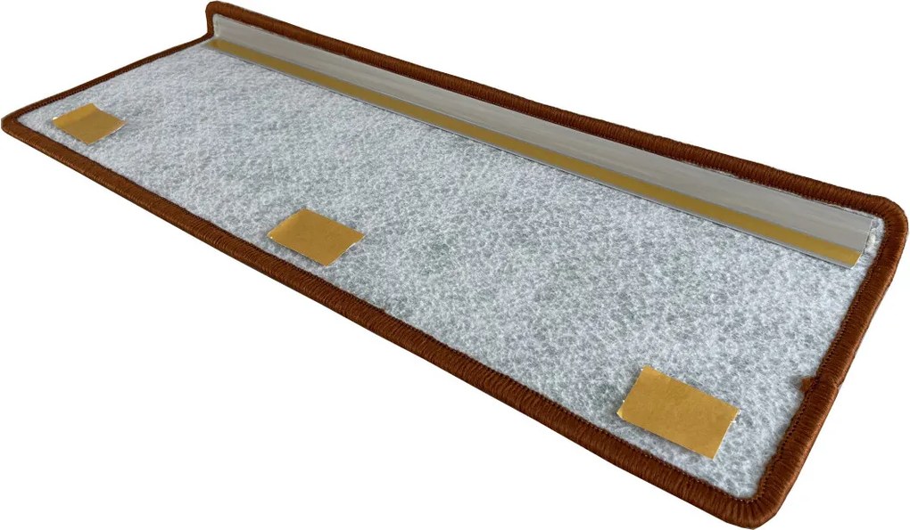 Vopi Nášľapy na schody Capri medený obdĺžnik, samolepiaci - 24x65 obdĺžnik (rozmer vrátane ohybu)