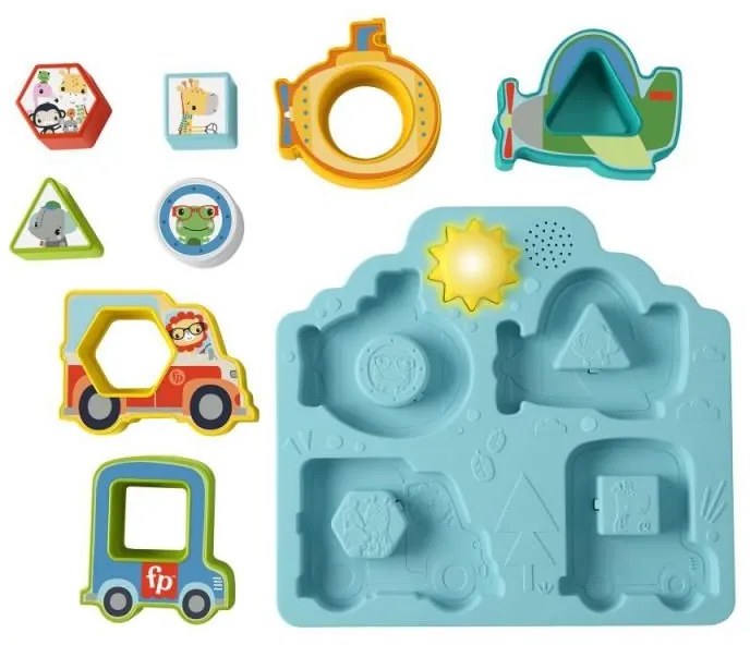 Fisher-Price® Puzzle dopravné prostriedky so zvukmi