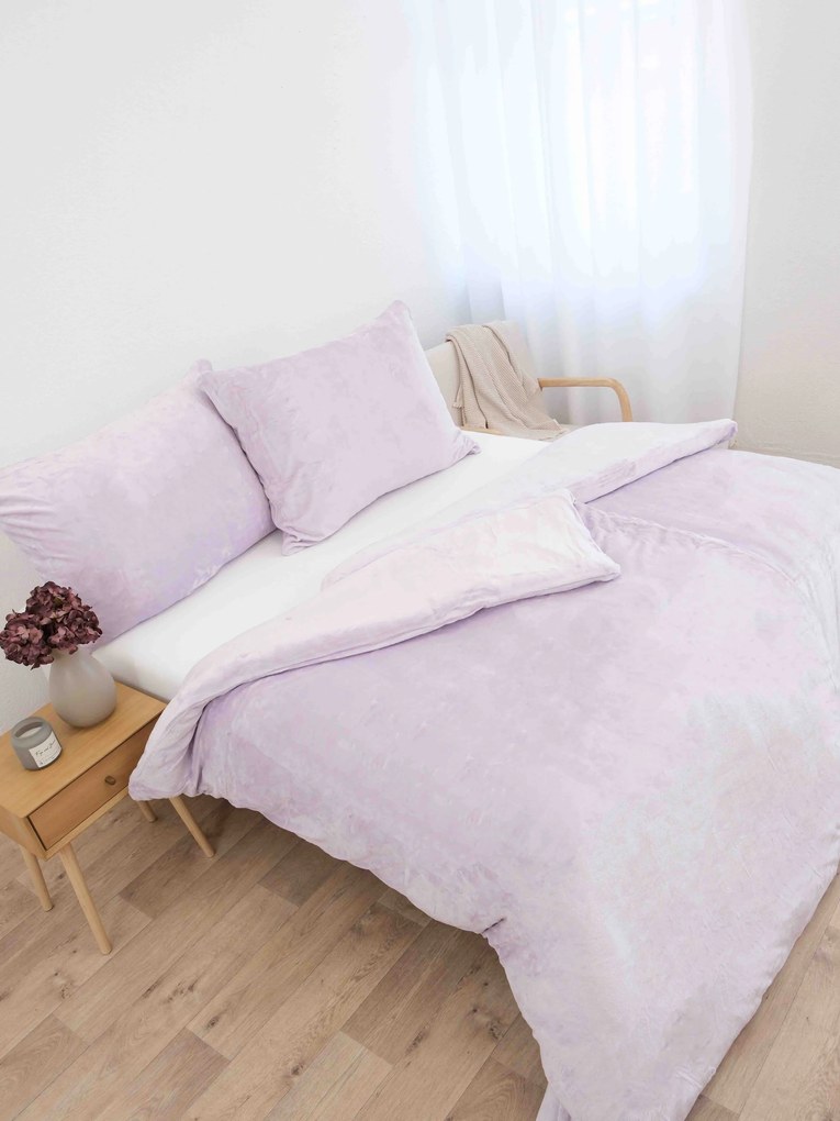 Predĺžené obliečky mikroplyš Exclusive – Laura lila