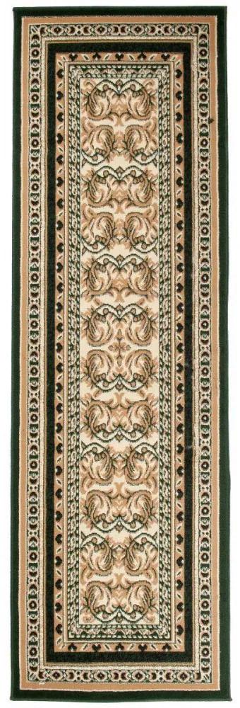 Kusový koberec PP Aslan zelený atyp 100x250cm