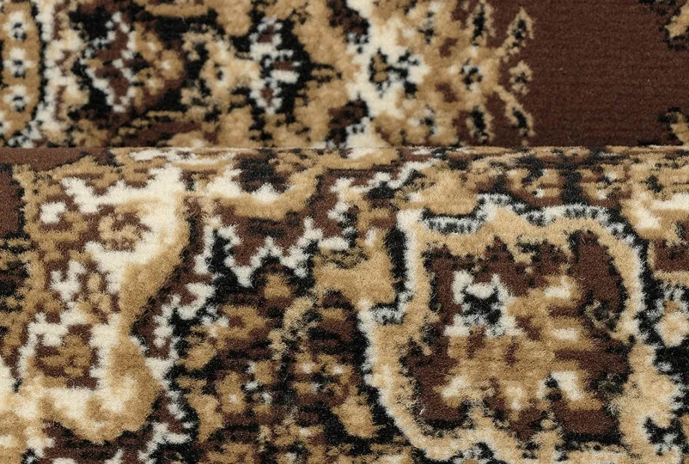 Sintelon, Kusový koberec Teheran Practica 58 / DMD, 80x150, hnedá, chodba / predsieň