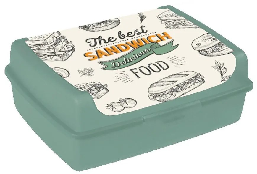 Deco-click-box midi zelené nádoby 17x13x7 1l 315