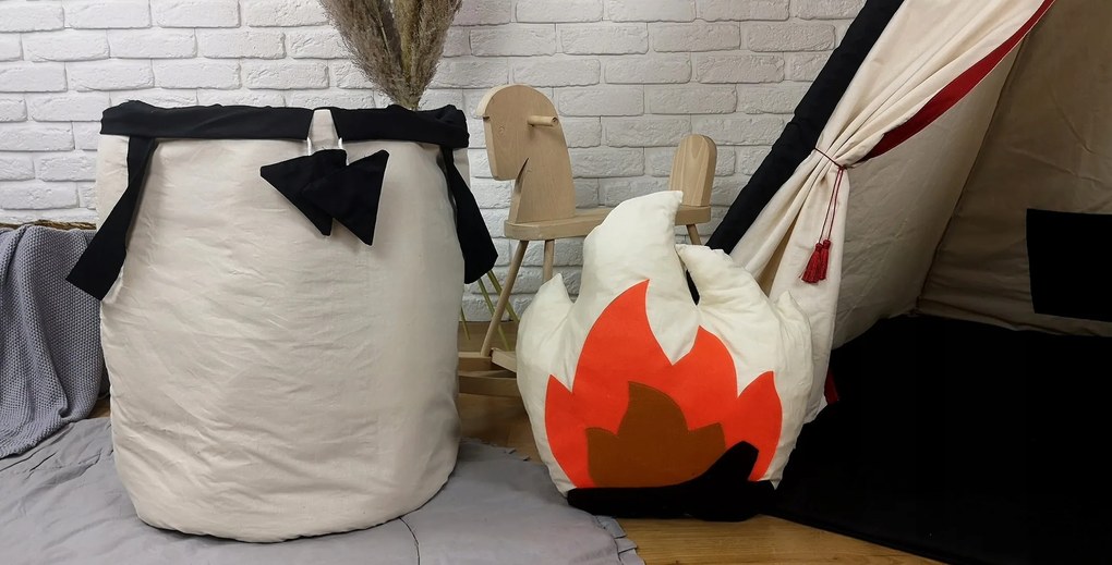 Detský stan TEEPEE (TÝPIE) INDIÁN s doplnkami - béžový