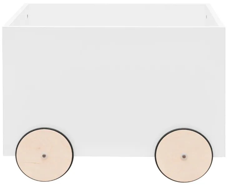 PROXIMA.store - Úložný box na koliečkach LOTTA - biely