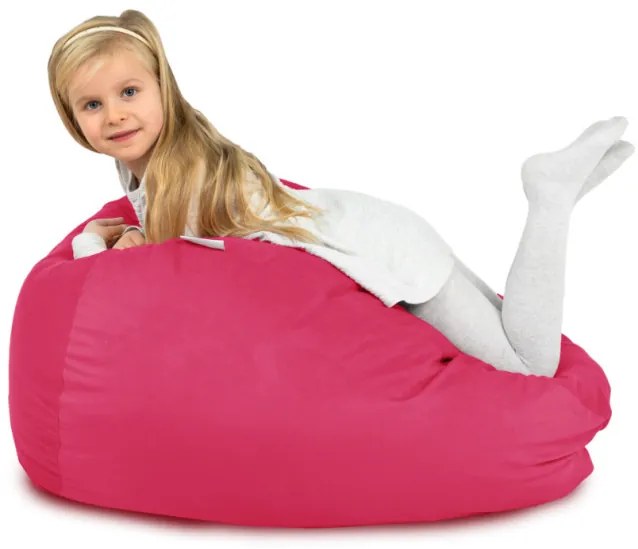 Plyšový sedací vak SAKO Ružový