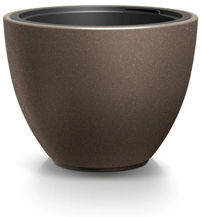 Květináč HEOSE ECO WOOD kávový