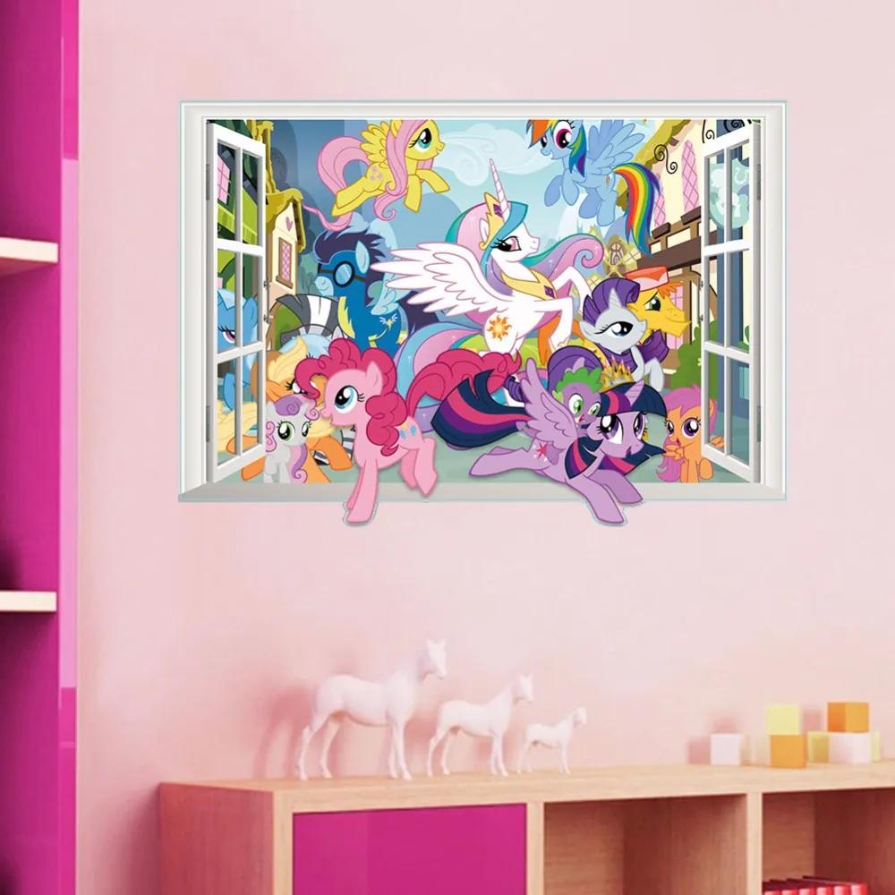 Samolepka na stenu "My Little Pony 3" 70x50 cm