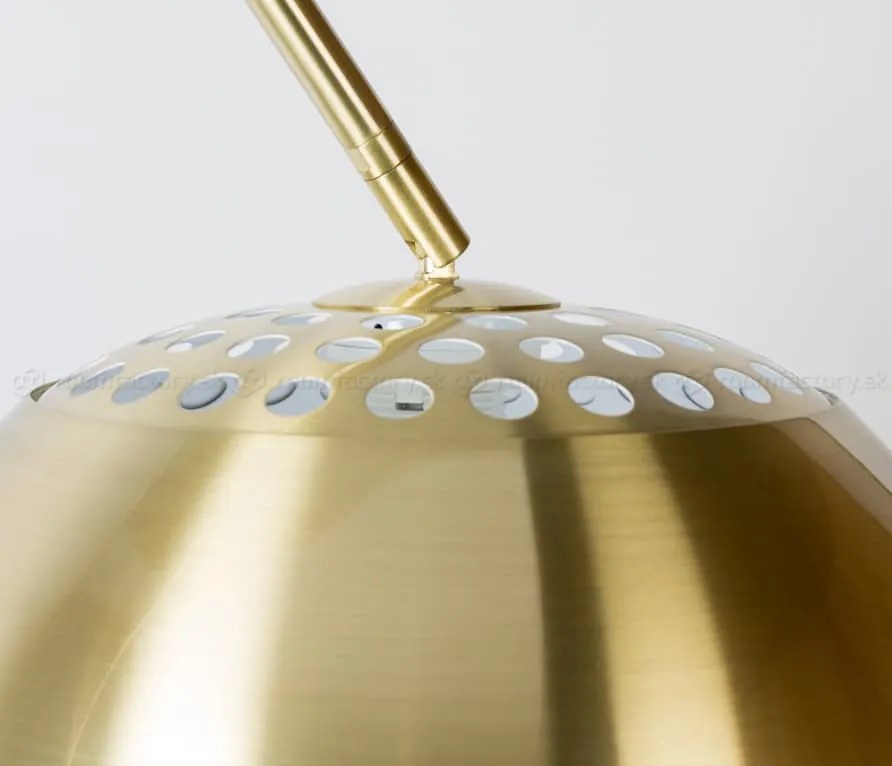 Zuiver Metal Bow stojanová lampa - Mosadzná