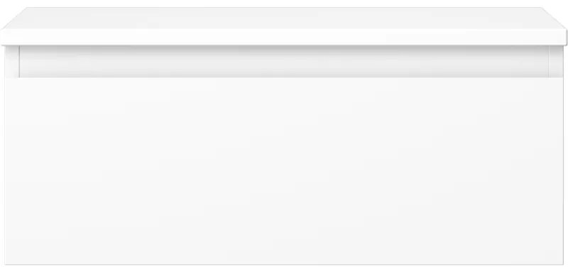 Mexen Orio, kúpeľňová skrinka 60 cm s hornou časťou, 1 zásuvka, biela matná, 91A10-06023-1-BFC01