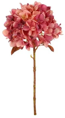 Umelá kvetina Hortenzia fialová, 17 x 34 cm