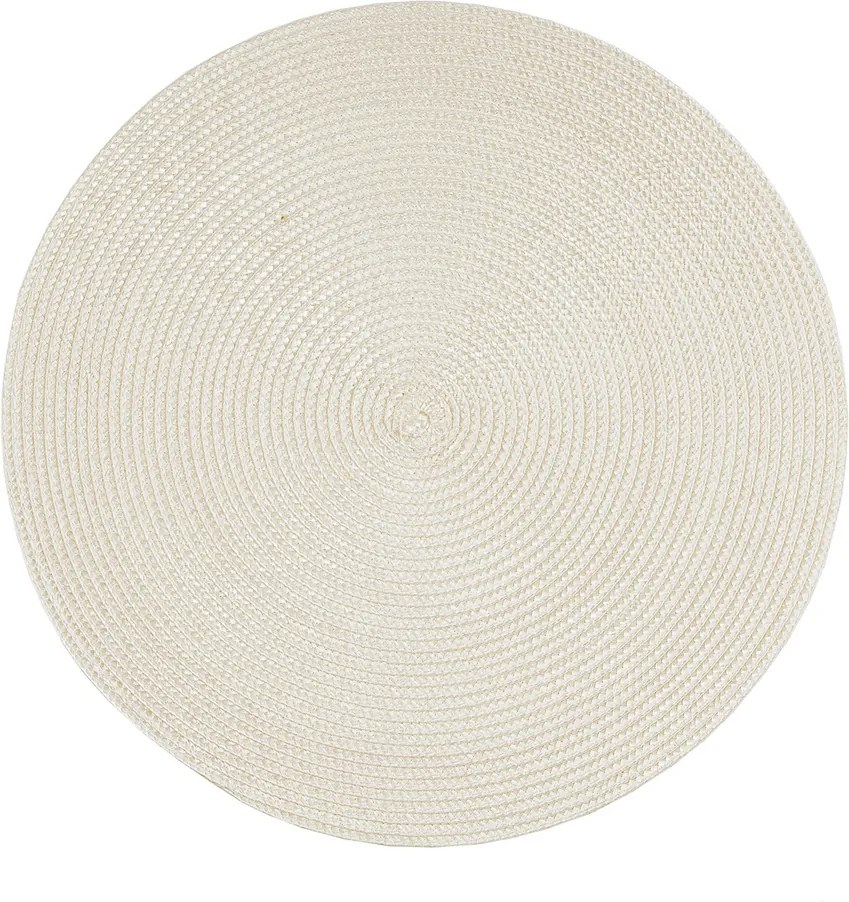 Jahu Prestieranie Deco okrúhle krémová, pr. 35 cm, sada 4 ks