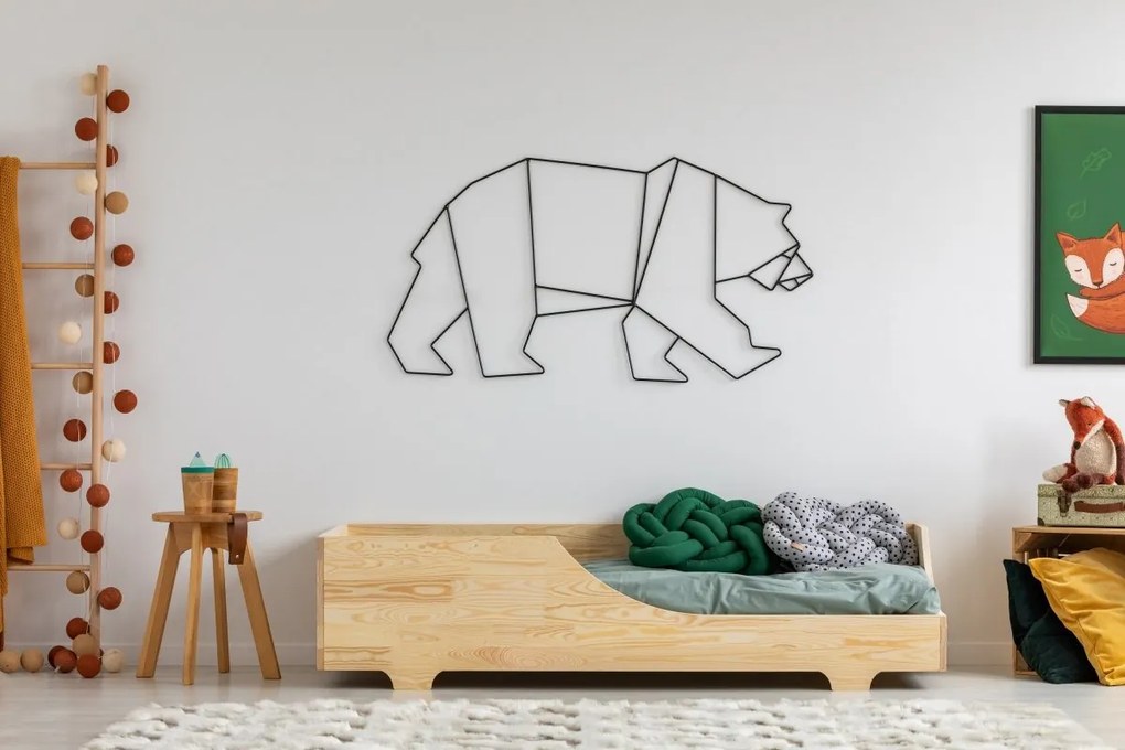 MAXMAX Detská posteľ z masívu BOX model 4 - 160x80 cm