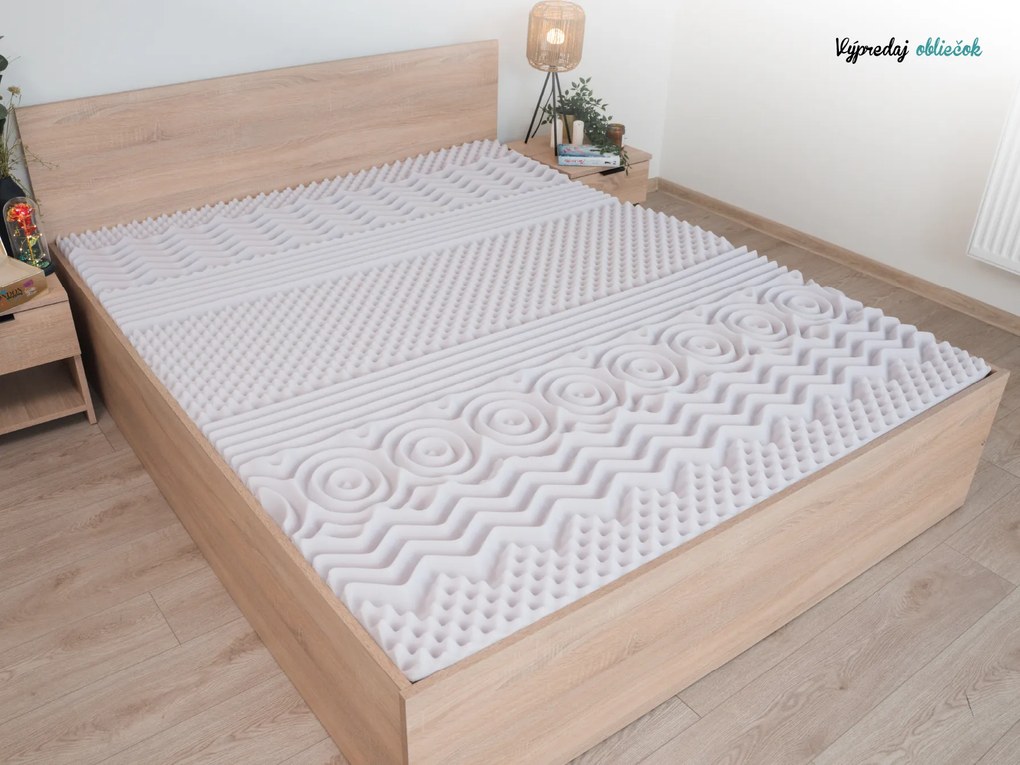 Penový matrac DELUXE 120 x 200 cm Ochrana matraca: VRÁTANE chrániče matraca