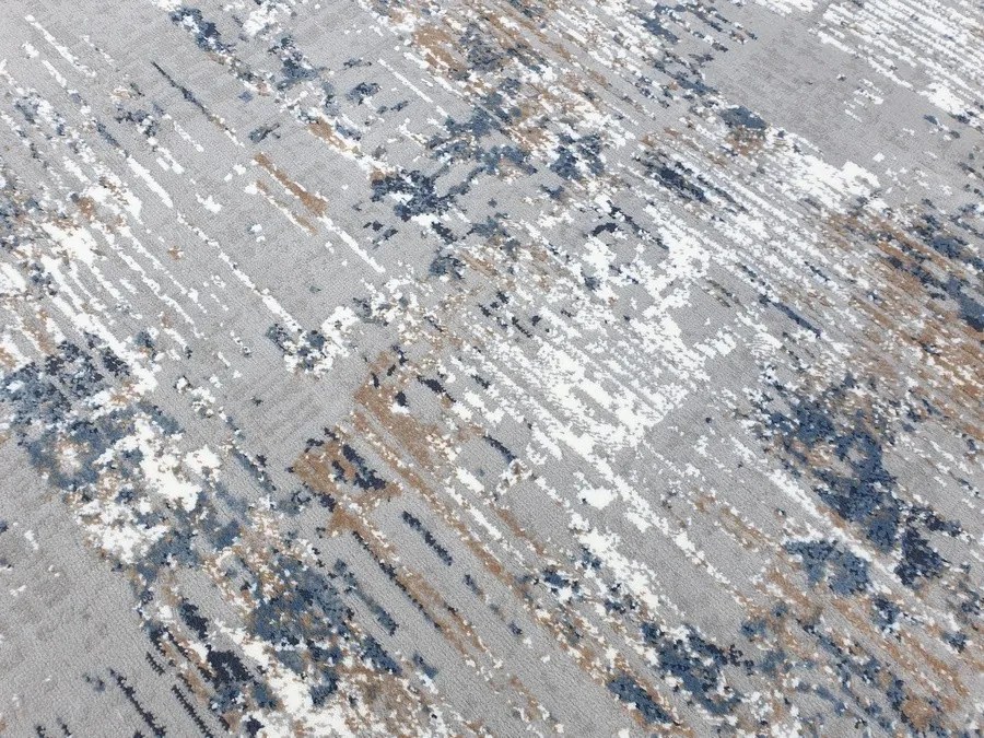 DC Koberec Exclusive 200 sivá námornícka modrá Rozmer: 140×190 cm