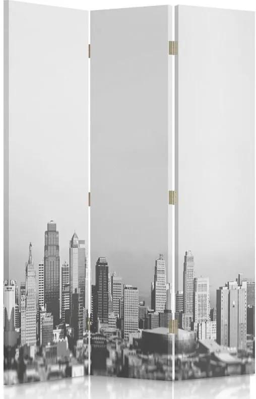 CARO Paraván - Metropolis | trojdielny | obojstranný 110x150 cm