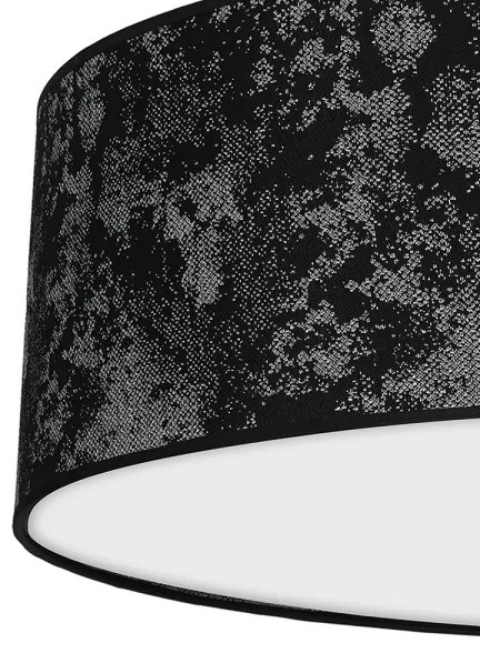 Stropné svietidlo SATINO 3xE27/60W/230V čierna/šedá