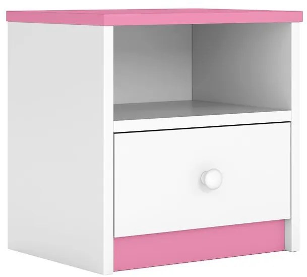 Nočný stolík Babydreams Ružová